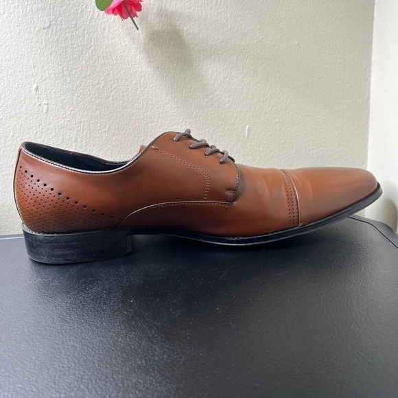 🌹 Kenneth Cole Men's Unlisted Lesson Plan Brown Business Shoes 12 Casual Work - Picture 6 of 13